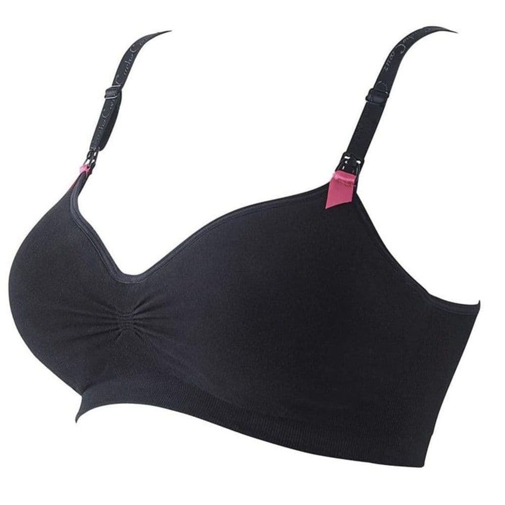 Curve Seamless Nursing Bra (Black) - M