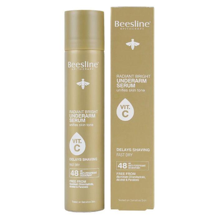 Beesline Deodoran Radiant Bright Underarm Delay Shaving Spray 150 Ml