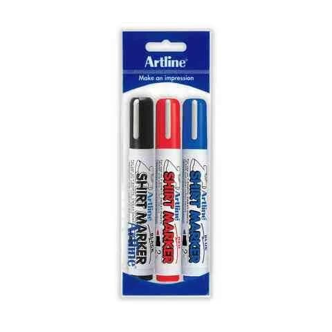 Artline Shirt Marker 3 Pcs