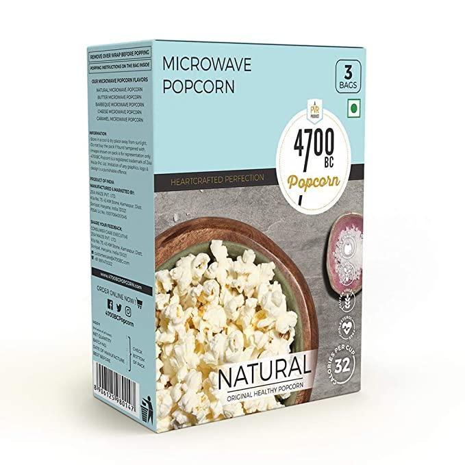 Microwave Popcorn-Natural-Bag-255g(Pack of 3)