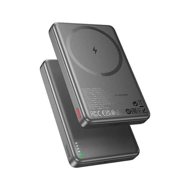 Hoco Q26A Joy Pd20W Magnetic Fast Charging Power Bank(10000Mah) Grey