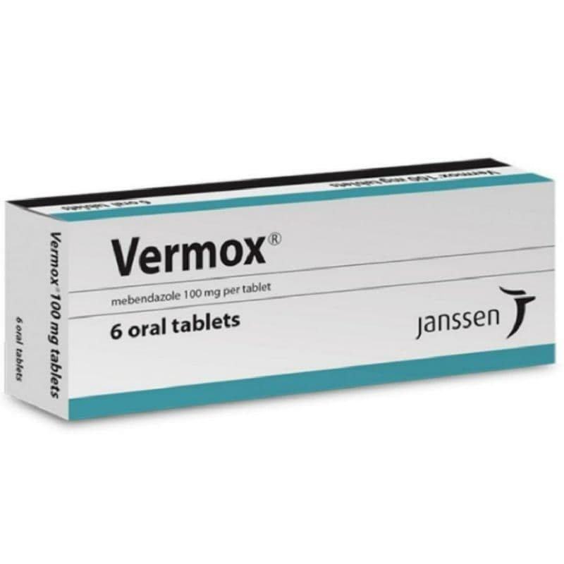 Vermox Tablet 100 Mg 6 Tab