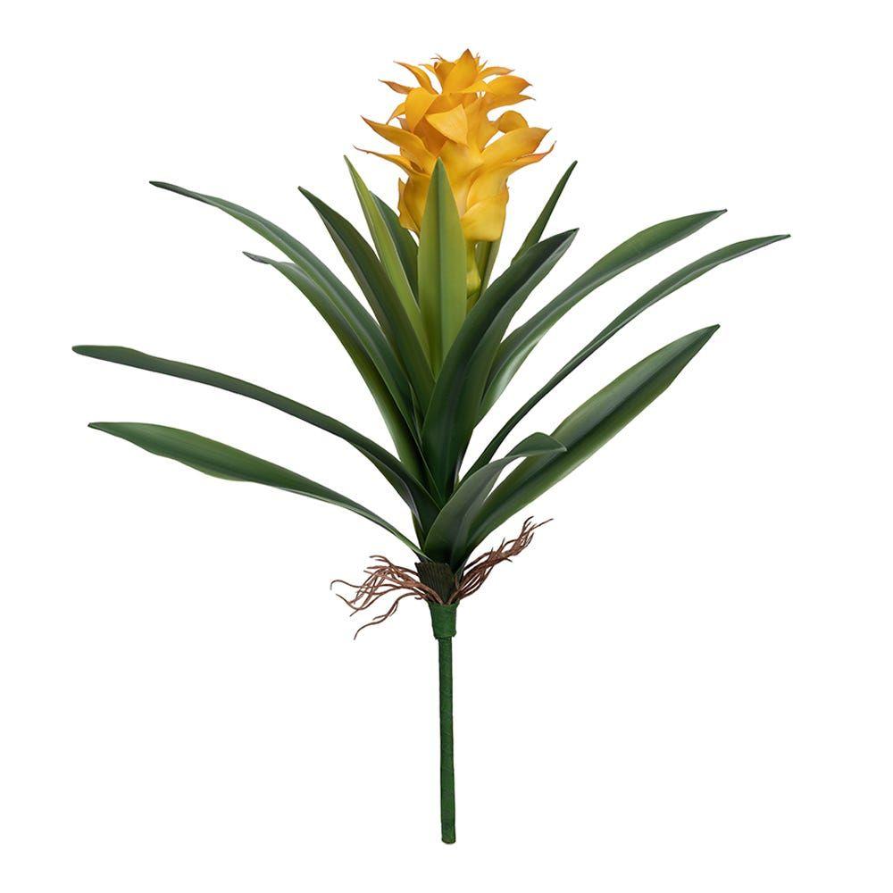 Artificial Pineapple Stem, Yellow & Green Â€“ 54 Cm