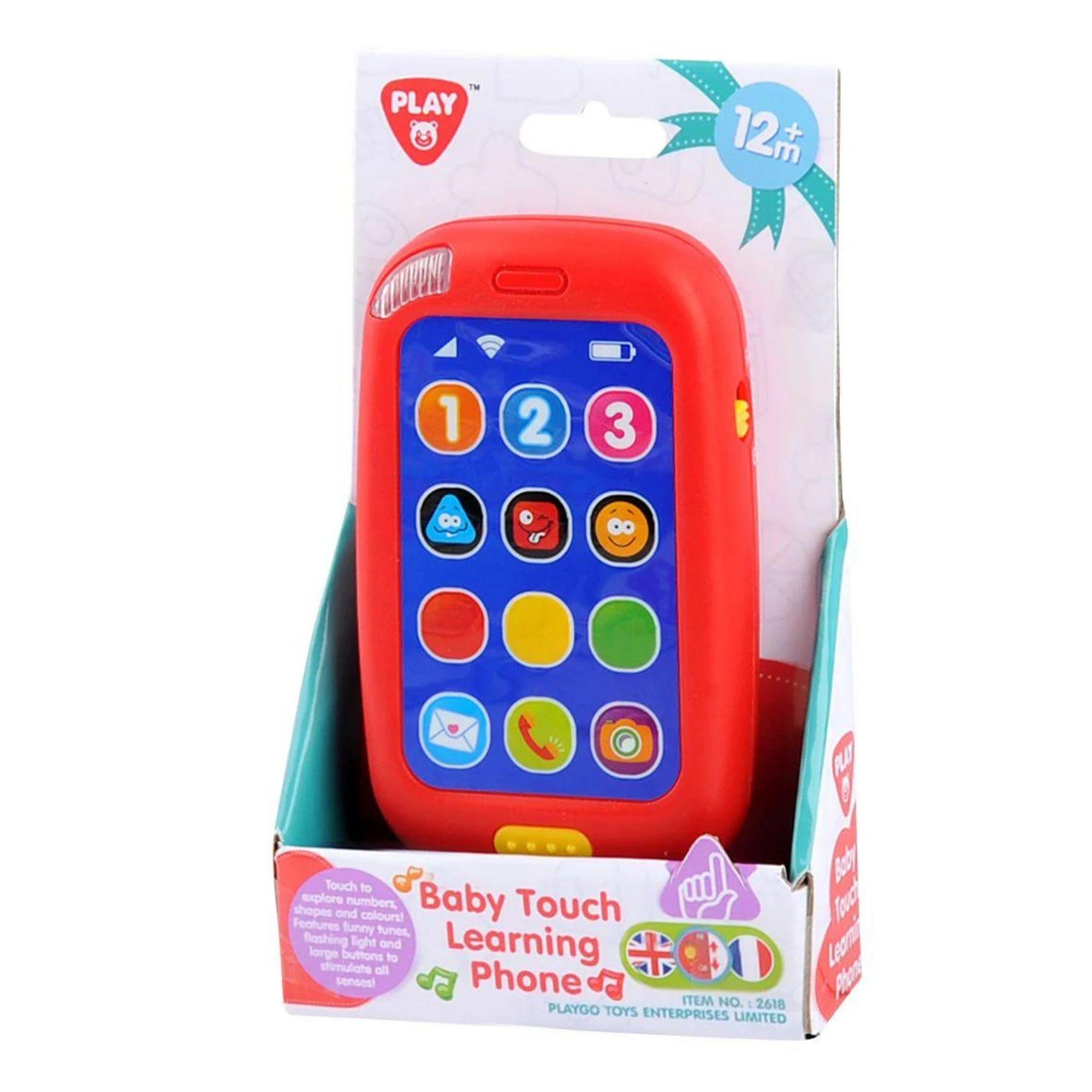 Playgo Baby Touch Learning Phone Red Toy