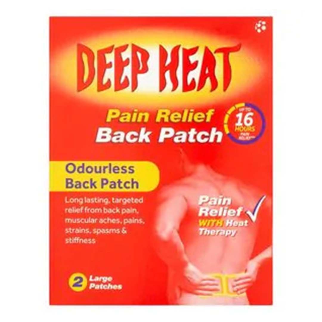 Deep Heat Back Patch Large 2PC