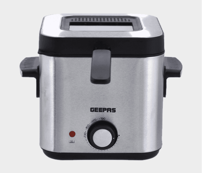 Geepas GDF36016 1.5 Liter Deep Fryer - Black and Silver