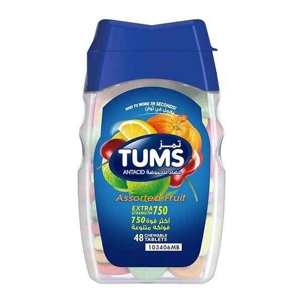 Tums Assorted Fruits Chew. Tab 48'S