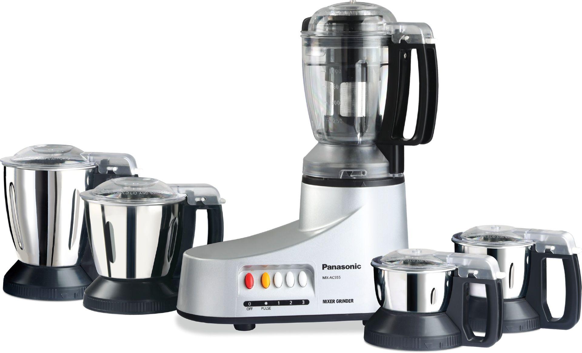 Panasonic Mixer Grinders Mx-Ac555Stz, 1000W, 5 Jar