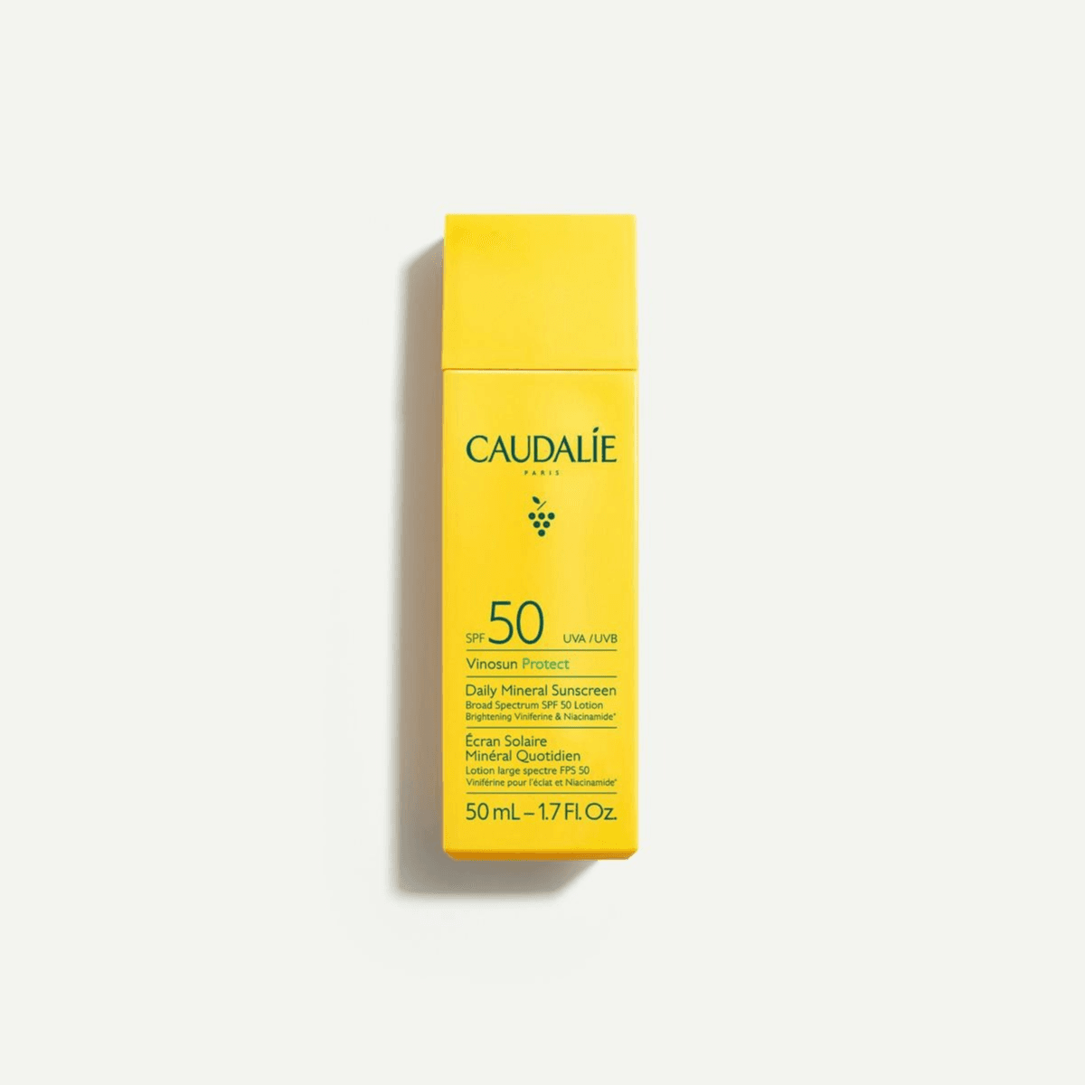 Caudalie Daily Mineral Sunscreen Broad Spectrum Spf 50 Lotion