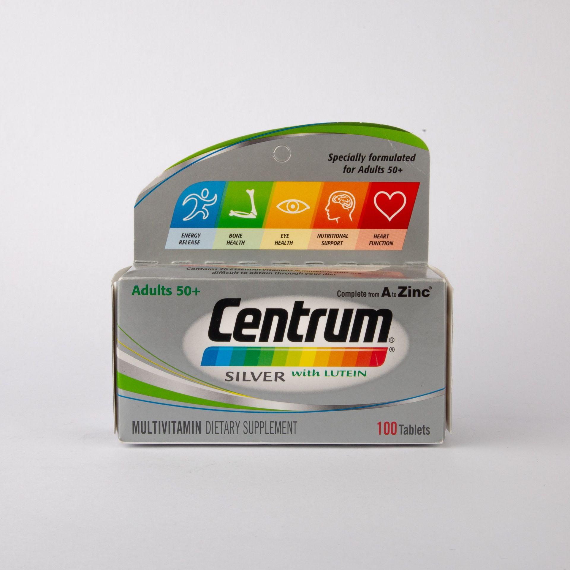 Centrum Silver With Lutein Tab* 100 Tab