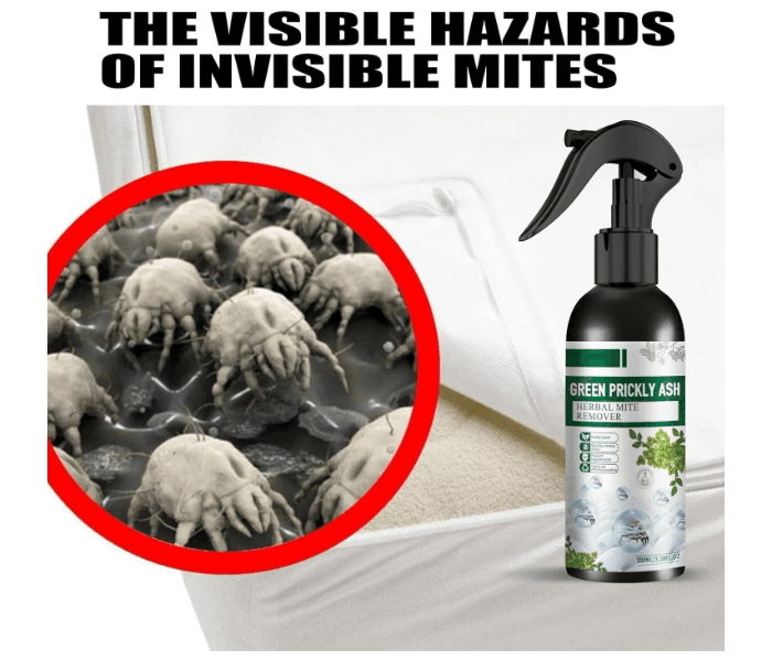 Green Prickly Ash Herbal Mite Remove Dust Mite Killing For Home Beds Sofa Indoor Mite Remover Blanket Ow Mite Exterminating Bedbug Killer Pet Cleaner