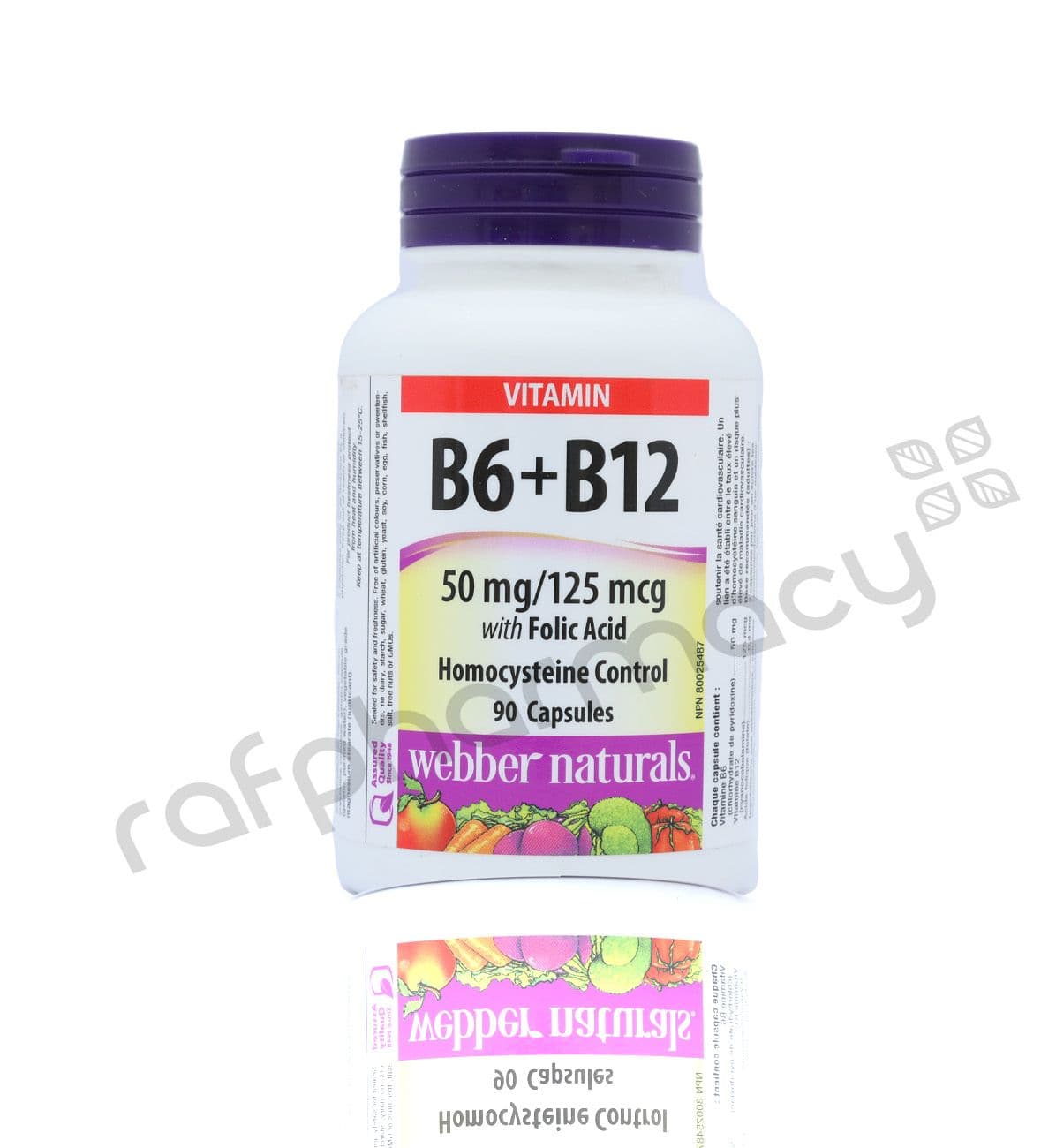 W-N Vitamine B6+B12 50Mg/125Mcg Cap 1X90'S