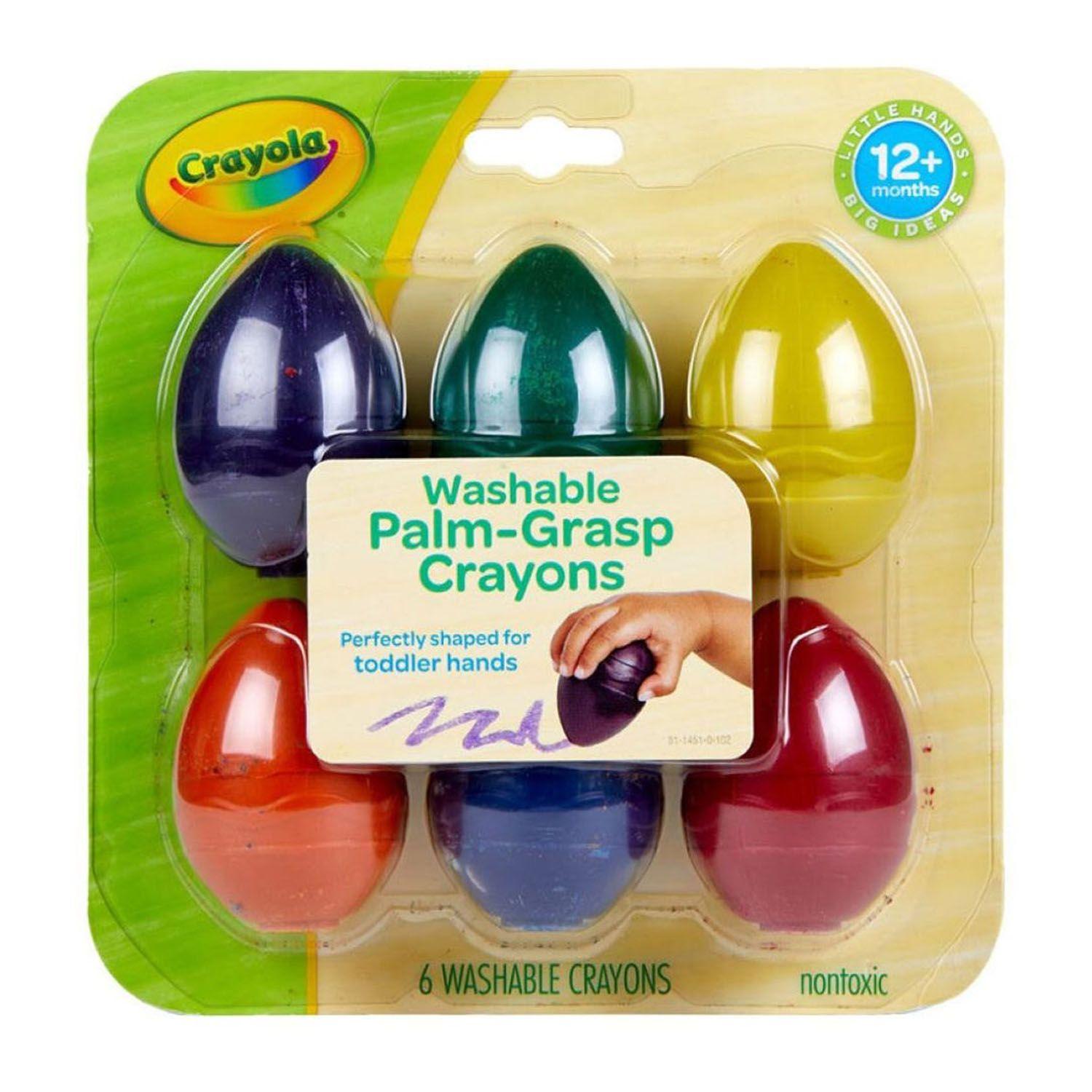 Crayola 6 Ct. Washable Palm-Grasp Crayons