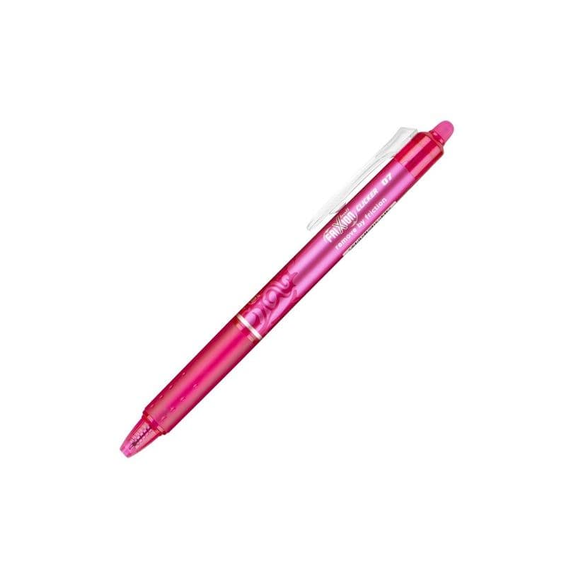 فريكشن Clicker 0.7Mm قلم حبر زهري مع ممحاة