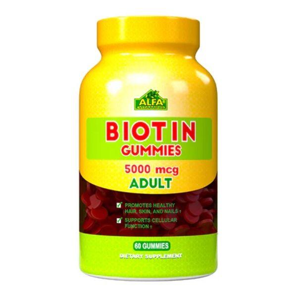 Alfa Biotin 5000 Gummies Adult 60'S