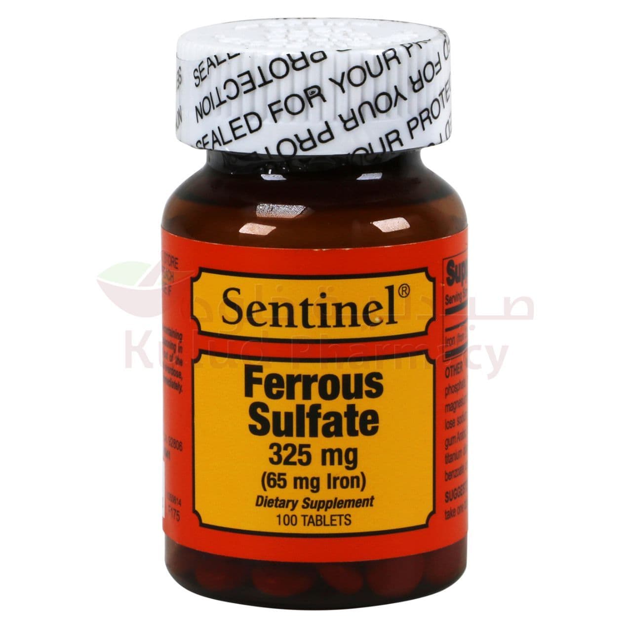 Sentinel Ferrous Sulfate Tablet 325 Mg 100 Tab