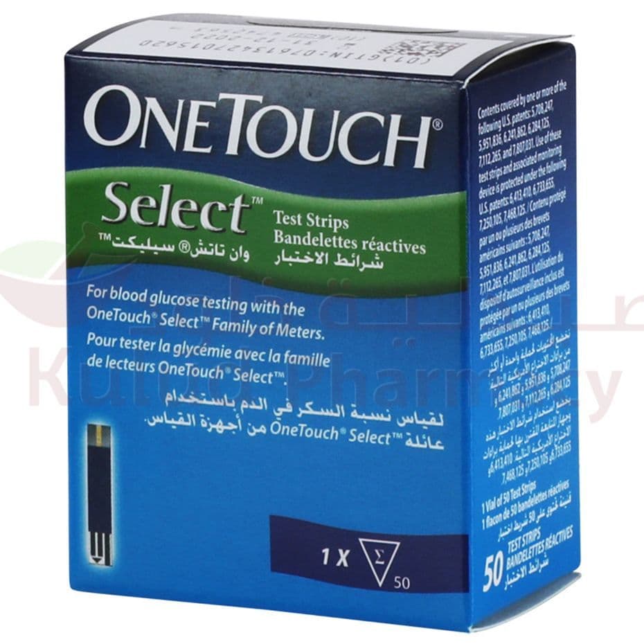 One Touch Select Test Strips  50 PC