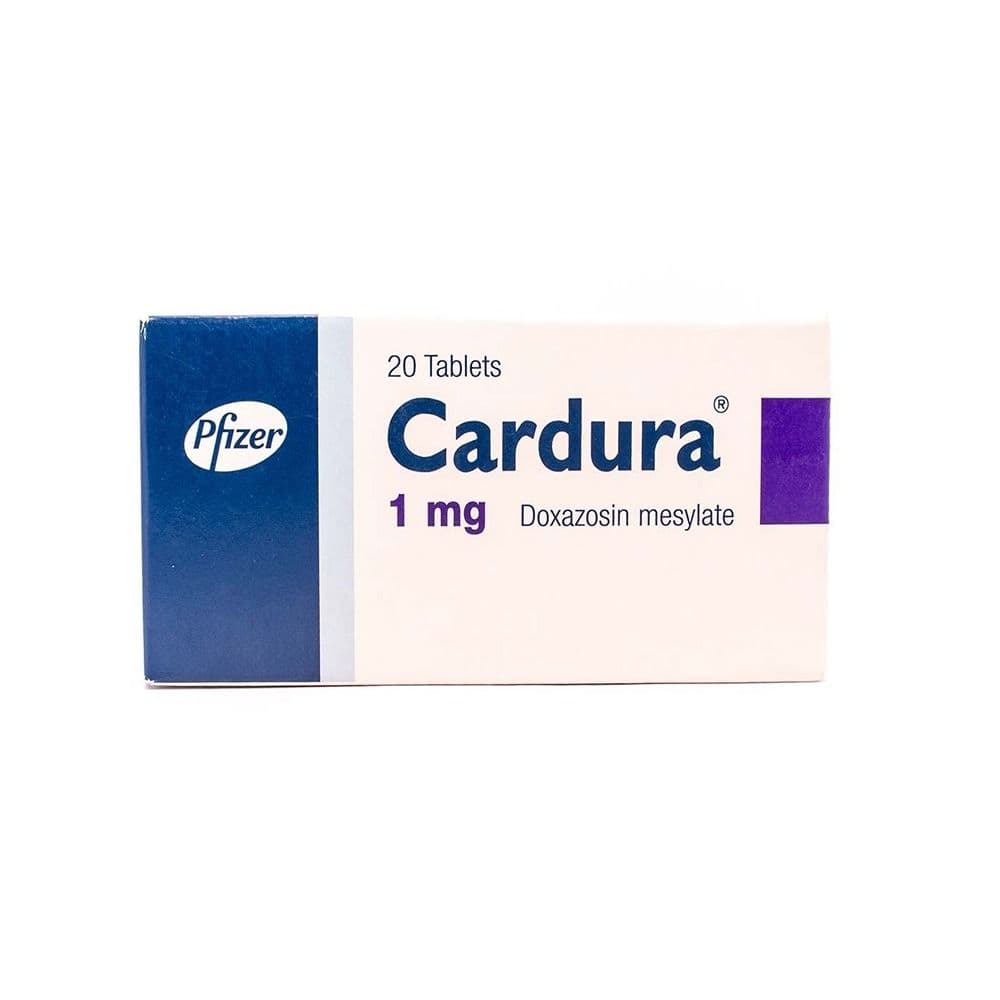 Cardura 1 mg 20 Tab