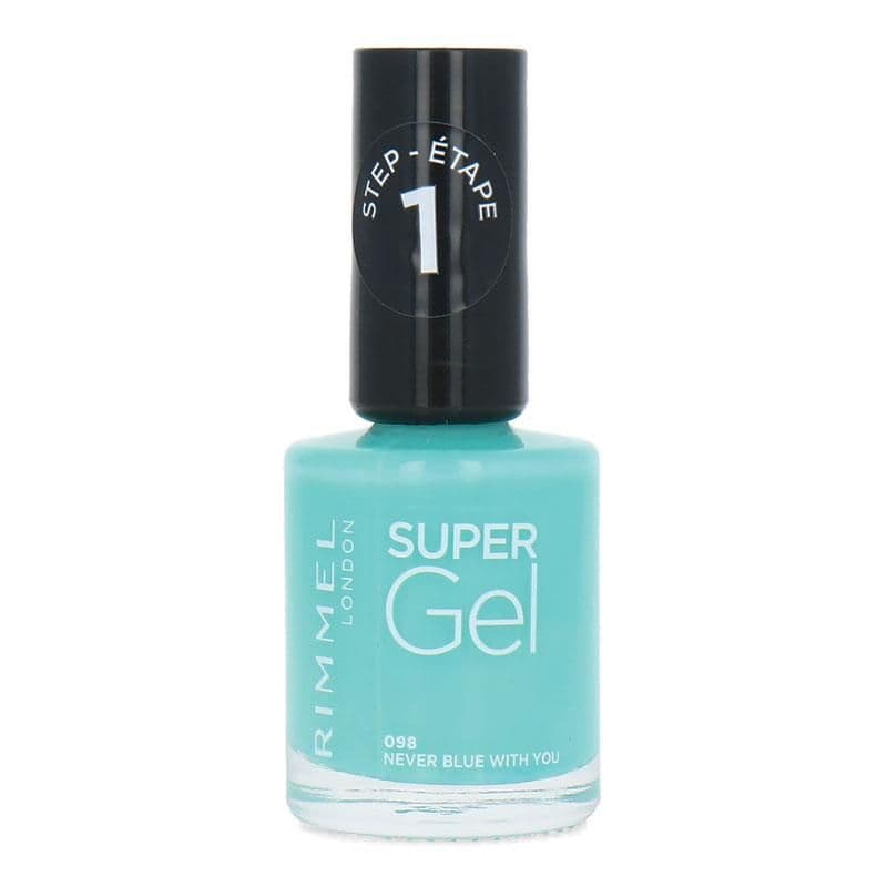 Rimmel London Super Gel Nail Polish 098 Never Blue With You 12 Ml