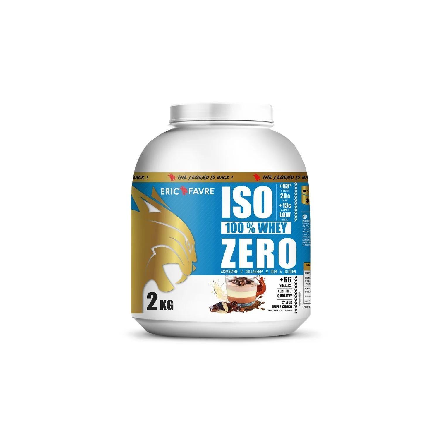 Eric Favre ISO 100% Whey Zero Triple Choco Flavor 2Kg