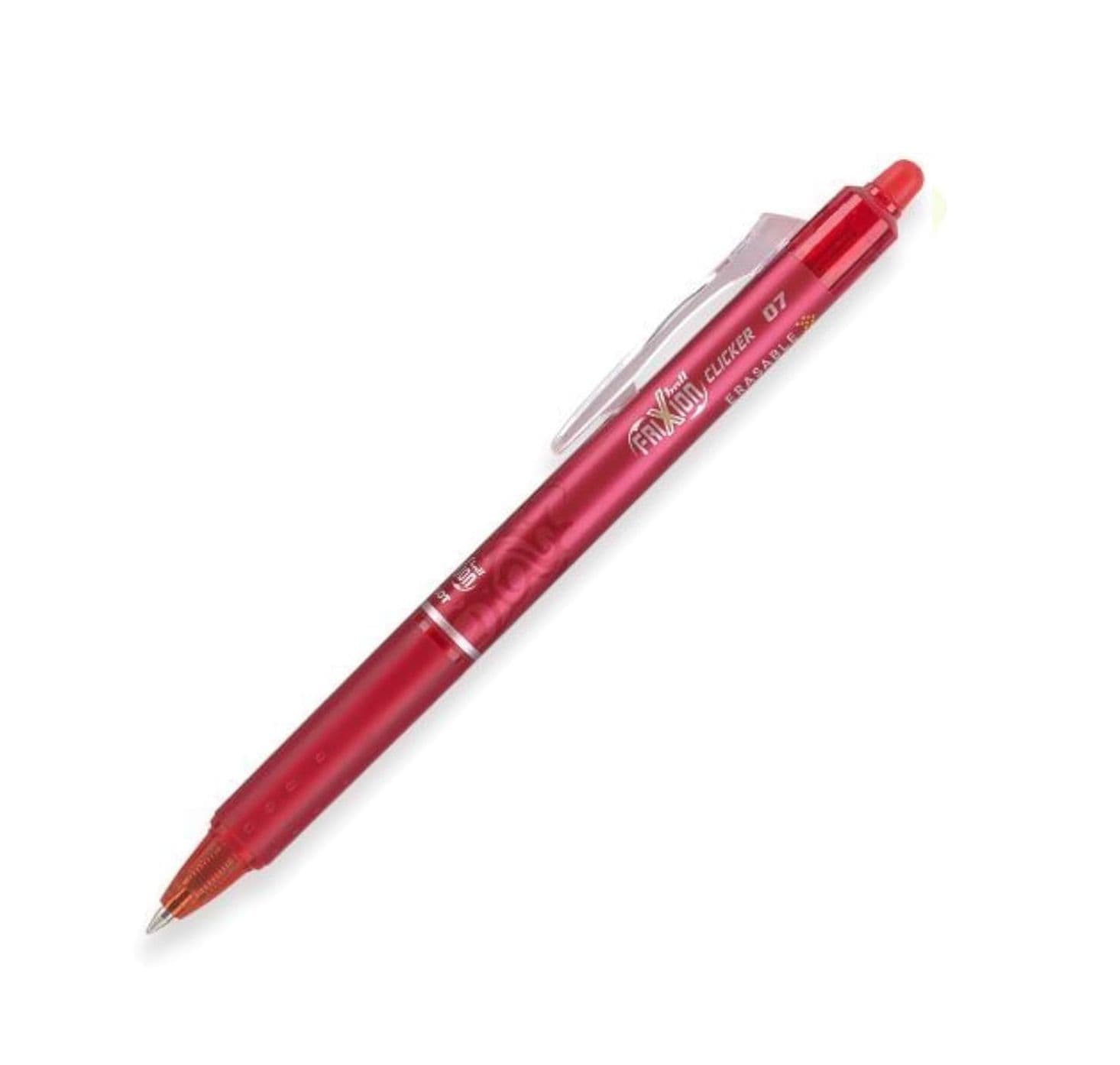 فريكشن 0.7Mm قلم حبر أحمر مع ممحاة