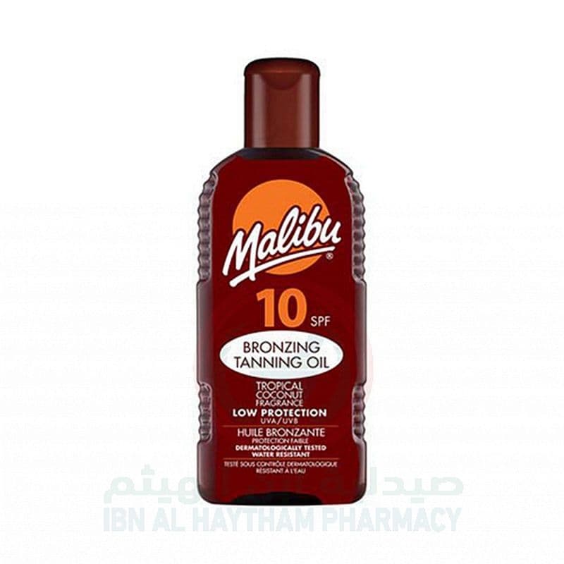 Malibu Spf-10 Bronzing Tanning Oil 200Ml