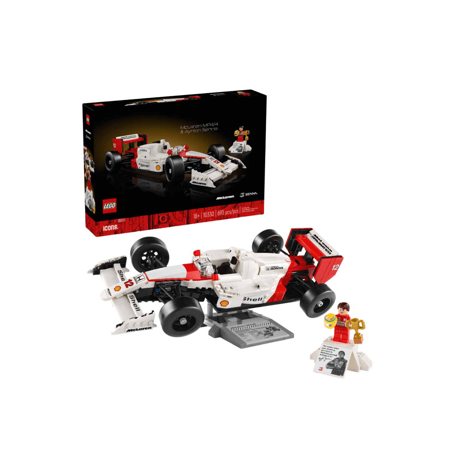 Lego Icons 10330 Mclaren Mp4/4 & Ayrton Senna