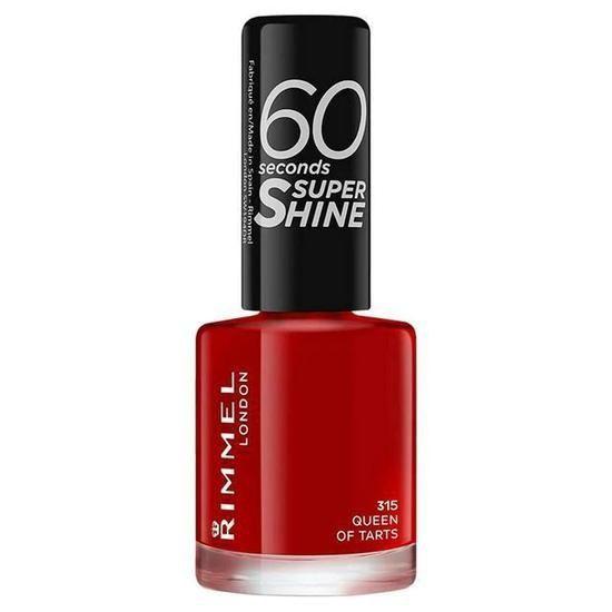 Rimmel London 60 Sec Super Shine Nail Polish 315 Queen Of Tarts 8 Ml