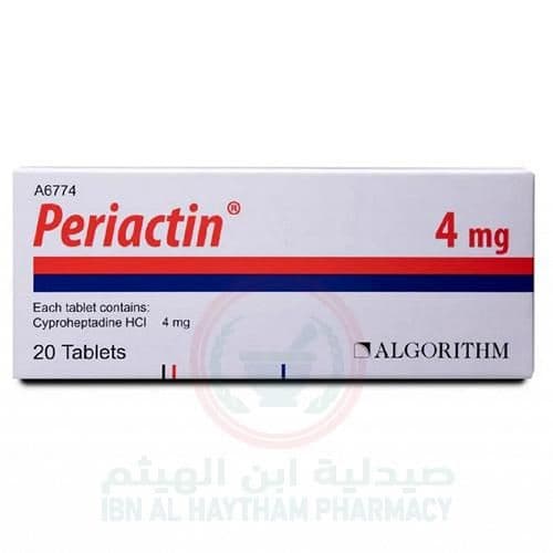 Periactin 4Mg Tablets 20'S