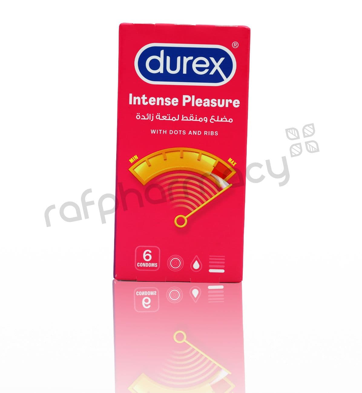 Durex Intense Pleasure Condoms 6'S