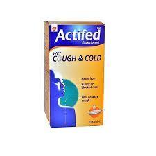 Actifed Wet Cough & Cold Exp 200Ml