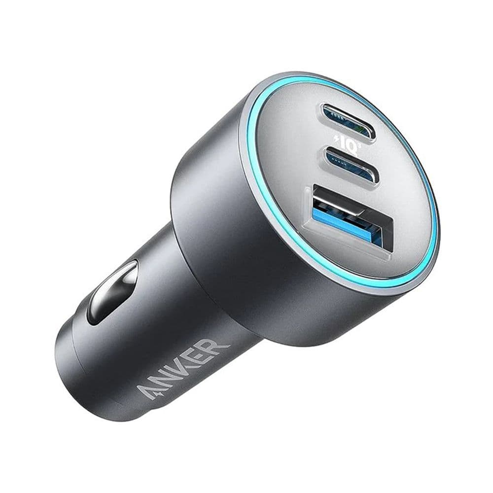 Anker 535 Car Charger 67W 3-Port Compact Fast Charger Series 5 Gray