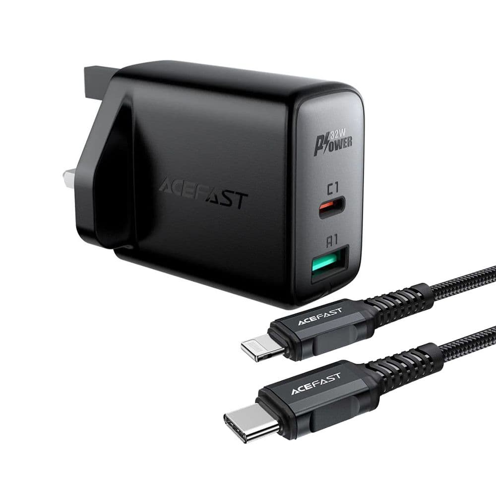 Acefast A8 Pd32W (1Xusb-C+1Xusb-A) With C To Lightning Cable