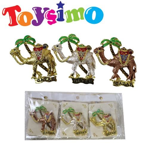 Camel 3D Metal Refrigerator Magnet 5X5Cm