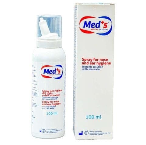 Meds Isotonic Sea Water Spray 100 Ml