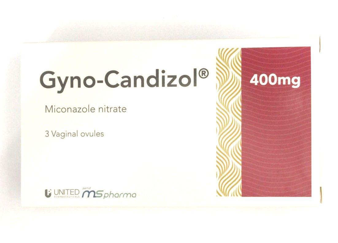 Gyno Candizol 400Mg Vag.Ovl 3'S