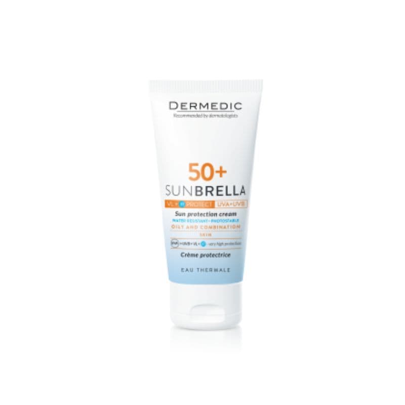 Dermedic Sunbrella  Spf 50+ Sun Protection Cream Oily / Comb. Skin 50Ml Offer 1+1 1KT