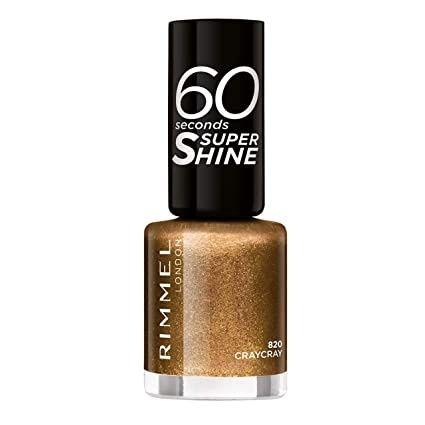 Rimmel London 60 Sec Super Shine Nail Polish 820 Craycray 8 Ml