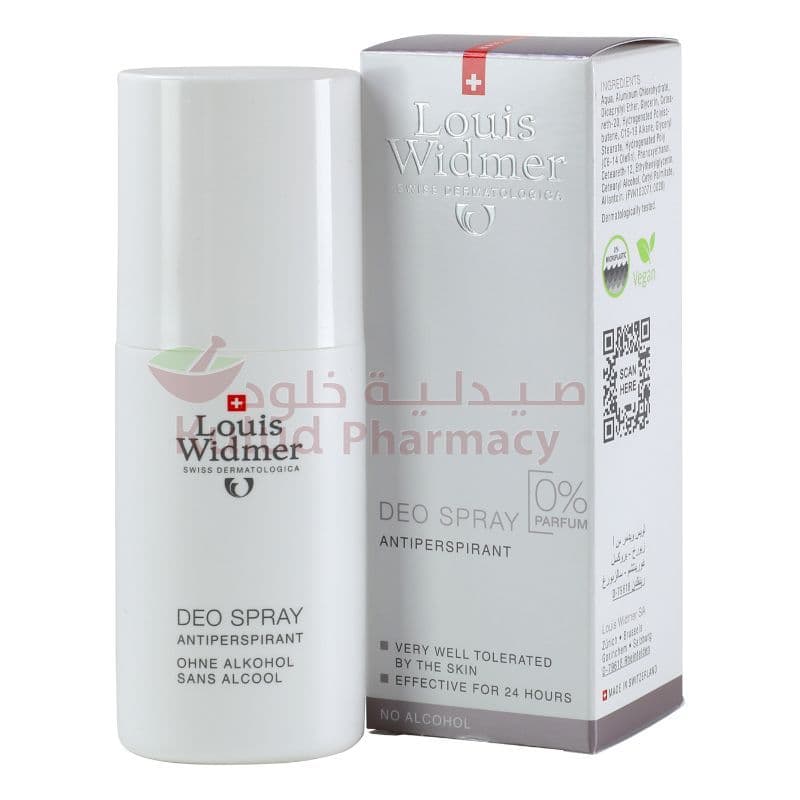 Louis Widmer Deo Non Perfumed Spray  75 ML