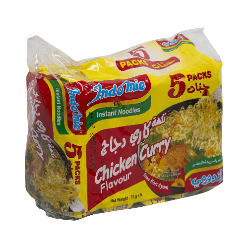 Indomie Chicken Curry Flavour Instant Noodles 5x75 g