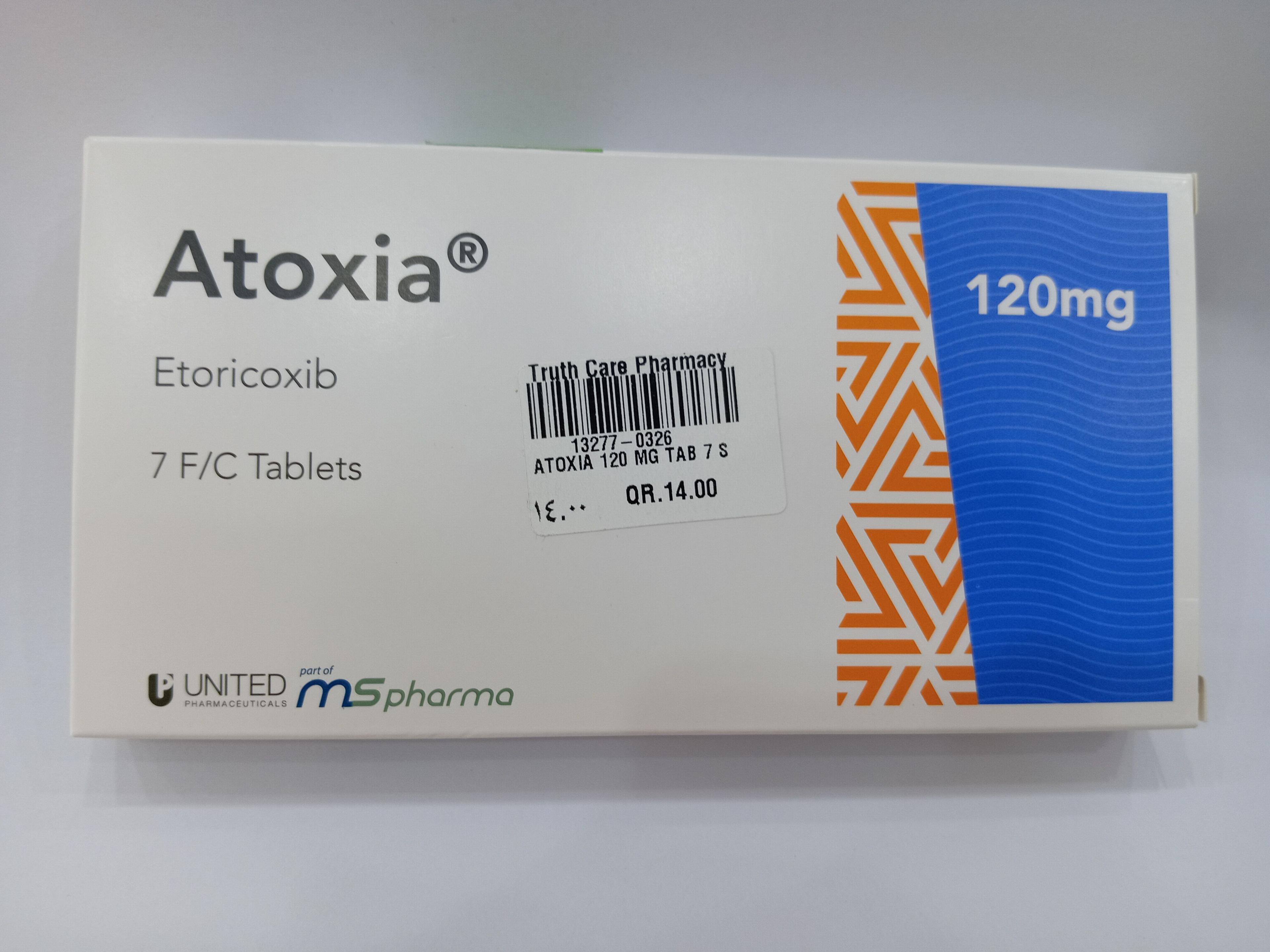 Atoxia 120 Mg Tab 7 S