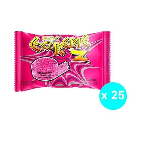 Frit-C Extreme Z Strawberry Candy 40G X25