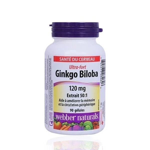 Webber Naturals Ginkgo Biloba 120 Mg 90 Cap