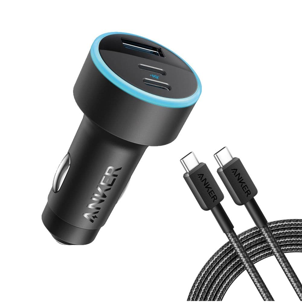 Anker 335 Car Charger 67W With Usb-C To Usb-C Cable