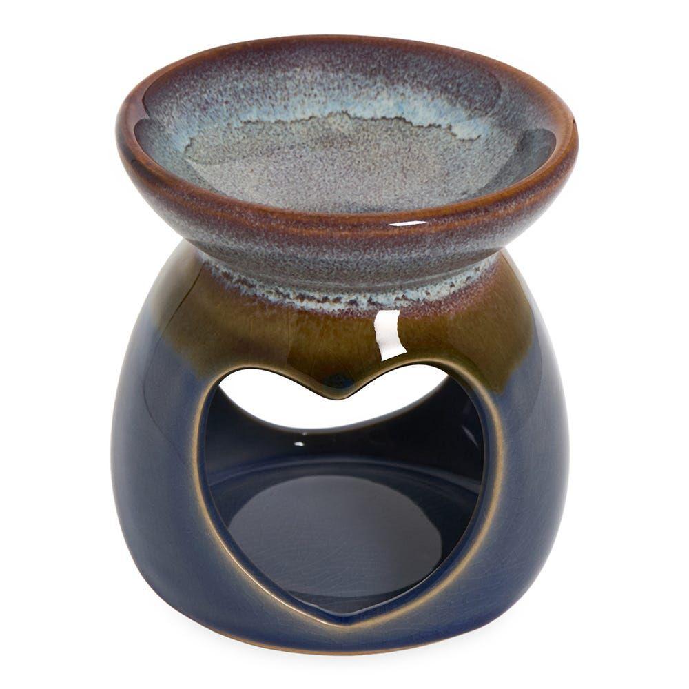 Orchid Oil Burner, Grey - 10 Cm