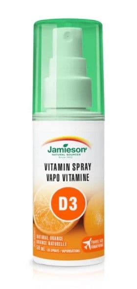 Jamieson Vitamin Spray Vapo Vitamine D3 Natural Orange 58ml