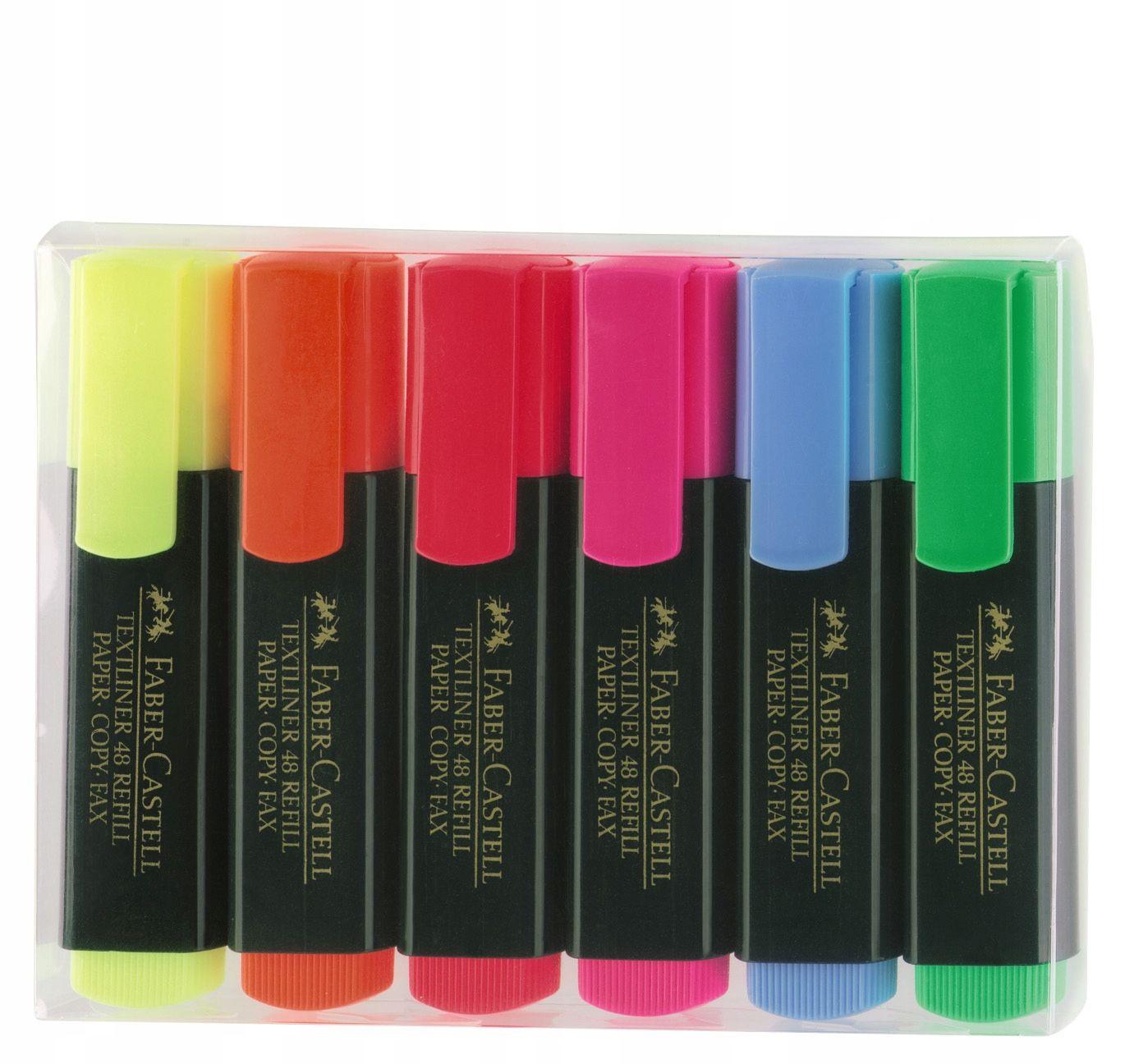 Faber Castle Highlighter Superfluorescent 6Colours