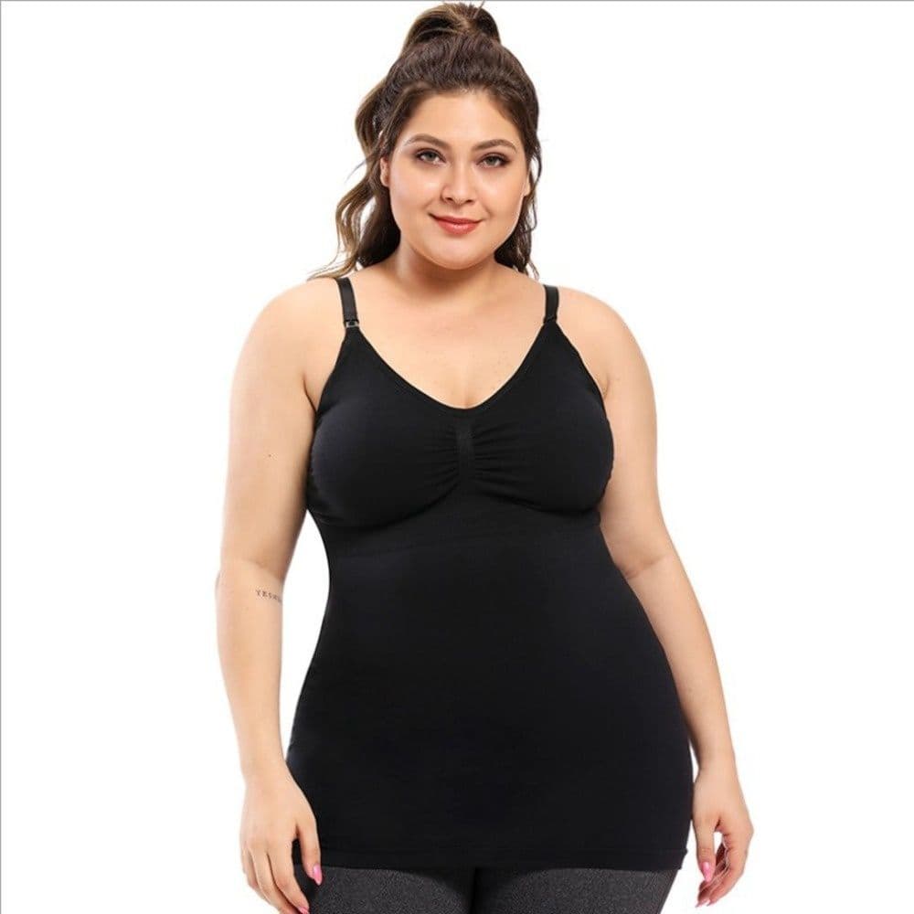 Sunveno Maternity Nursing Tank (Black) - L