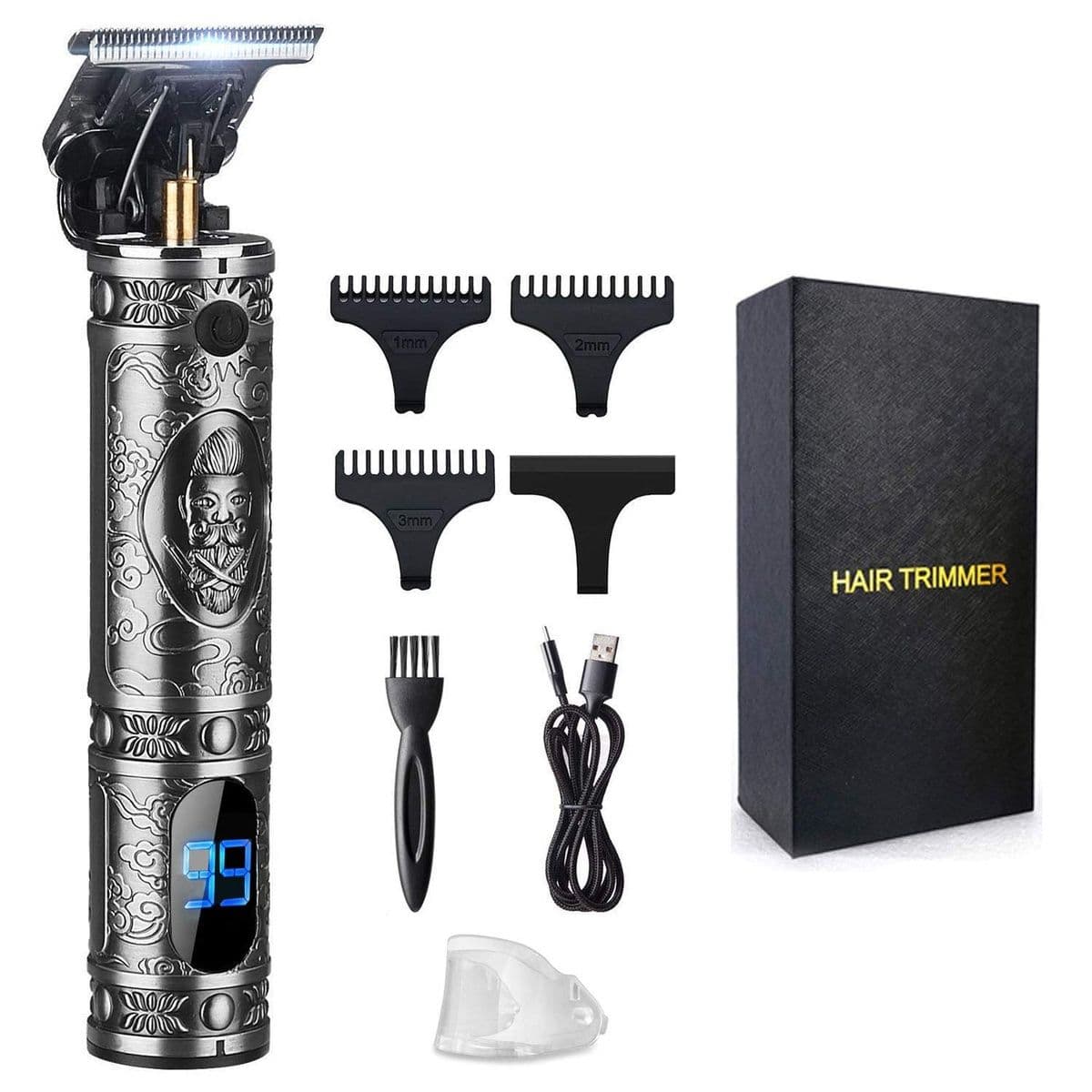 Suttik Silver Rechargeable Hair Clipper