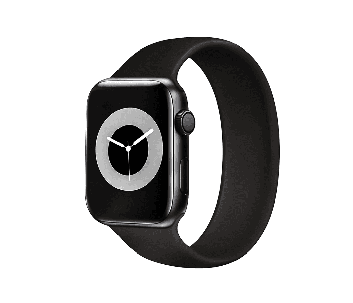 Promate LOOP-40L 38mm or 40mm Large Solo Loop Strap for Apple Watch - Black